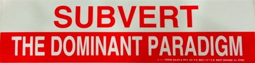 Bumpersticker