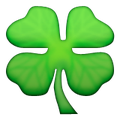 Four Leafed Clover Emoji