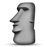 Easter Island Emoji