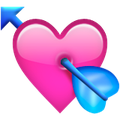 Arrow Through Heart Emoji