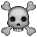 Skull and Cross Bones Emoji